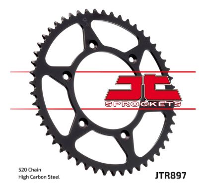 Couronne JT SPROCKETS acier anti-boue - 520