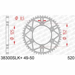 Couronne AFAM acier anti-boue - 520