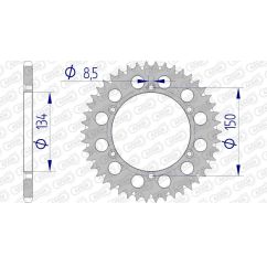 Couronne AFAM alu anti-boue - 520