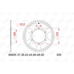 Couronne AFAM acier standard - 525