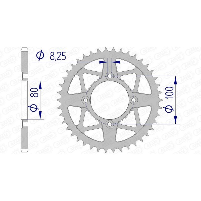 Couronne AFAM alu standard - 520