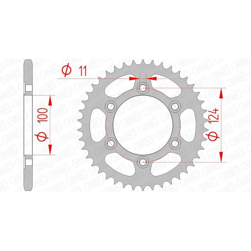 Couronne AFAM acier standard - 520