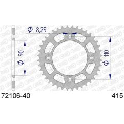 Couronne AFAM alu standard - 415 Couronne AFAM alu standard - 415