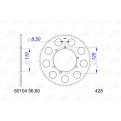 Couronne AFAM alu standard - 428
