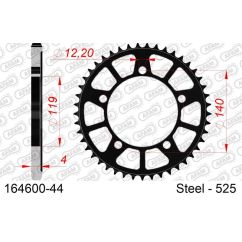 Couronne AFAM acier standard - 525