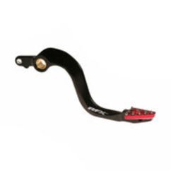 Pédale de frein RFX Pro Series - embout repliable - rouge