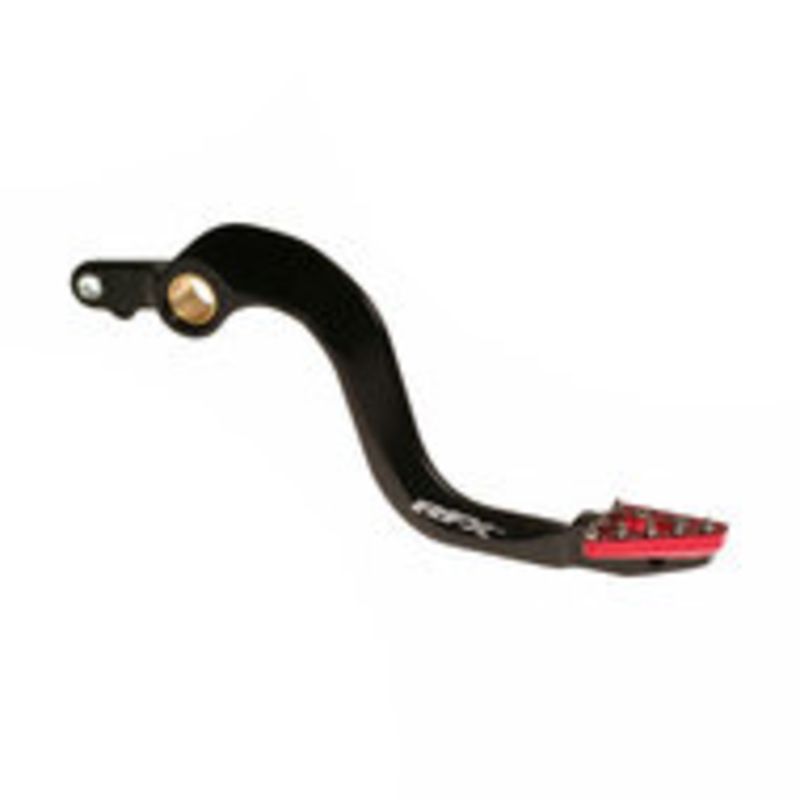 Pédale de frein RFX Pro Series - embout repliable - rouge/rouge