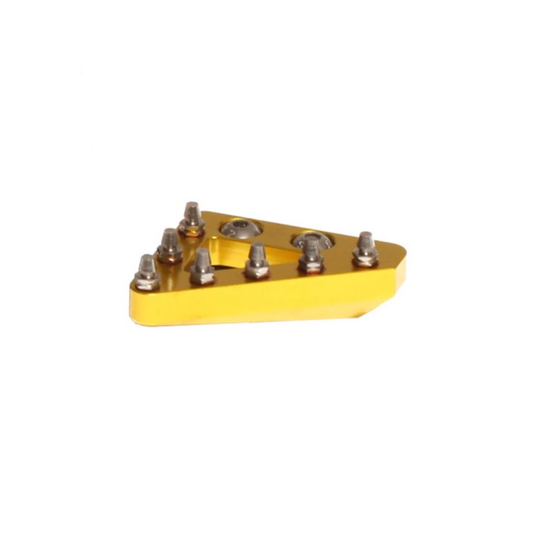 Embout fixe CNC de pédale de frein RFX Pro Series - jaune