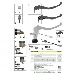 Vis Banjo Simple pour HC1 Frein (N°13 sur photo - réf : 0721786)