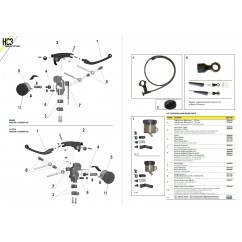 Réservoir 9ml DOT pour HC3 Embrayage (N°5 sur photo - réf : 2700491)