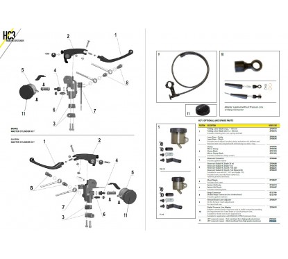 Vis Banjo Simple pour HC3 (N°8 sur photo - réf : 0721786)