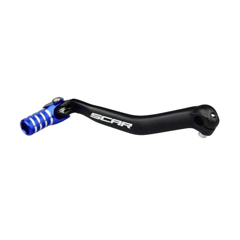 Sélecteur de vitesse SCAR noir mat/embout bleu