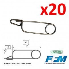 20x Epingles de Sécurité de Freinage - HOMOLOGUEE FFM