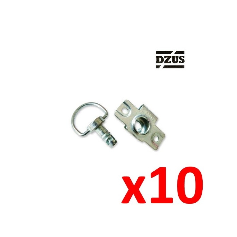 10x Fixation DZUS Type agrafe à riveter 6mm