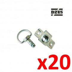 10x Fixation DZUS Type agrafe à riveter 6mm